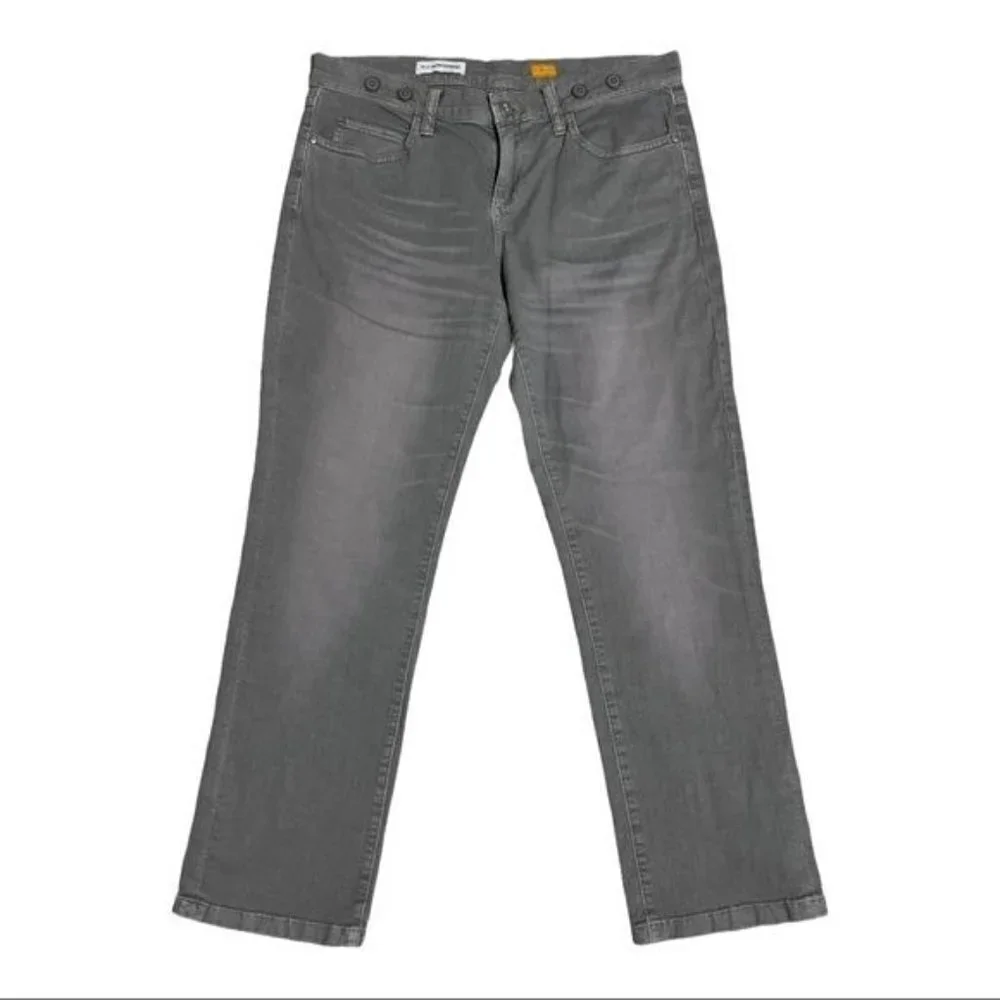 Pilcro and Letterpress Gray Straight Leg‎ Jeans Size 29
